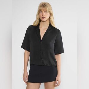 ◾️Aritzia Wilfred Beso Satin Shirt